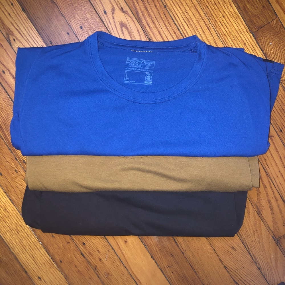 3-pack Men’s Patagonia Trail Shirt Size Large